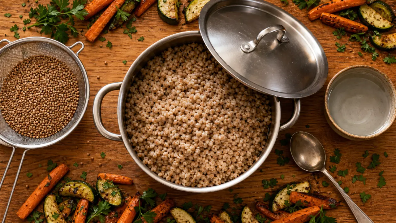 Cuisson sarrasin : grains tendres et séparés, ratio d’eau en 12 minutes