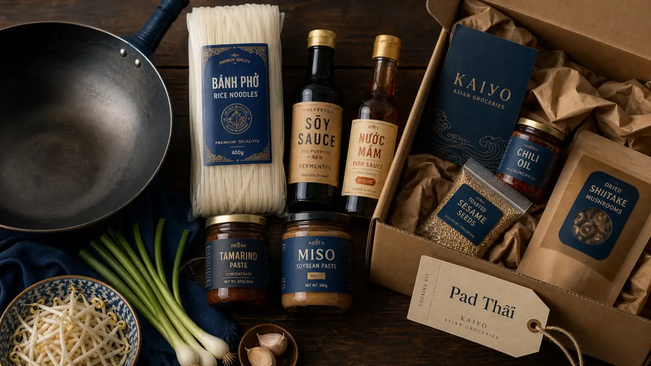 Épiceries asiatiques en ligne : wok, nouilles de riz et sauces soja