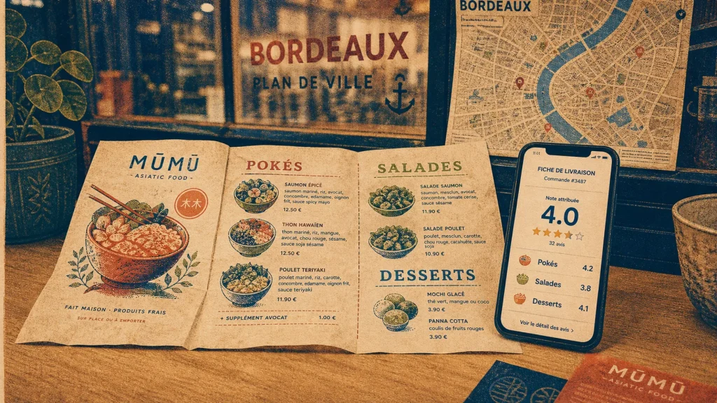 Frere z bordeaux : menu asiatique, note 4.0