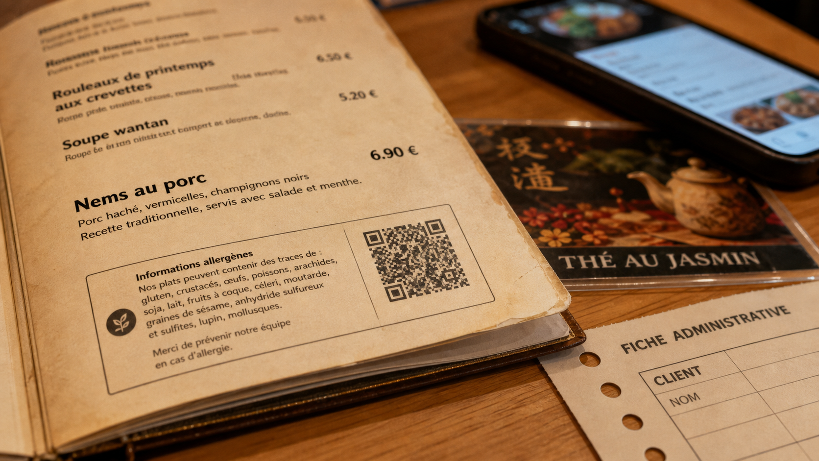 ngim bo bun : menu hebdomadaire, allergènes et prix