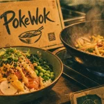 Pokewok Asian Street Food : bol poke et wok fumant
