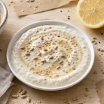 Sauce graines maison crémeuse au sésame citron, yaourt et tahini