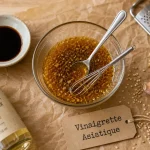 Vinaigrette asiatique maison au soja et sésame, vinaigre de riz