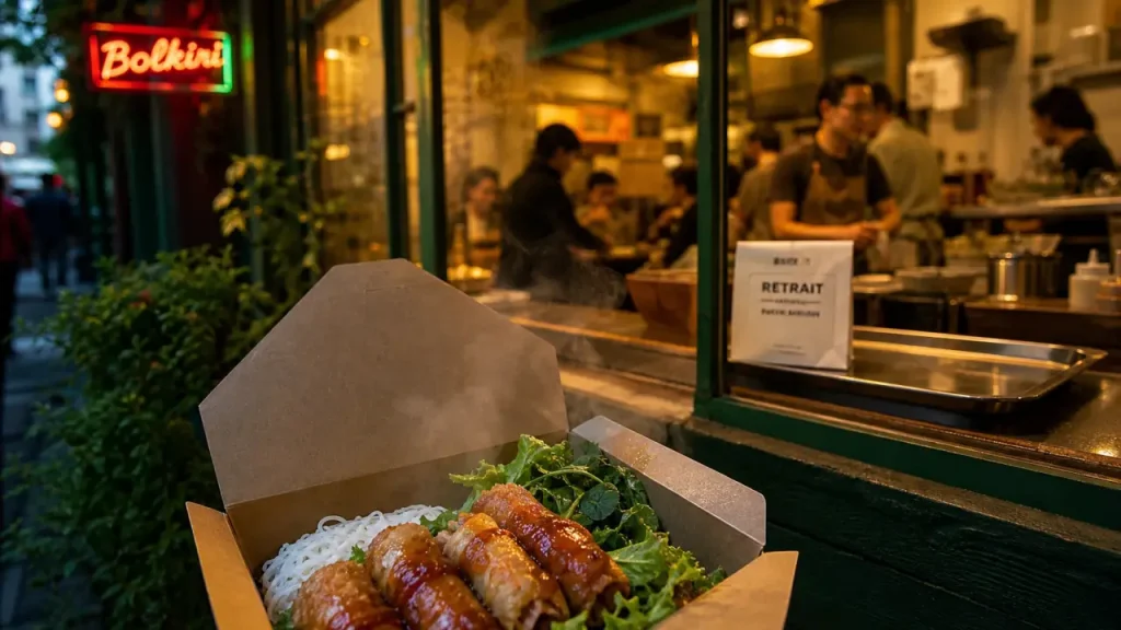 Bolkiri Bry-sur-Marne : street food viêt (bo bun) click and collect, bol fumant