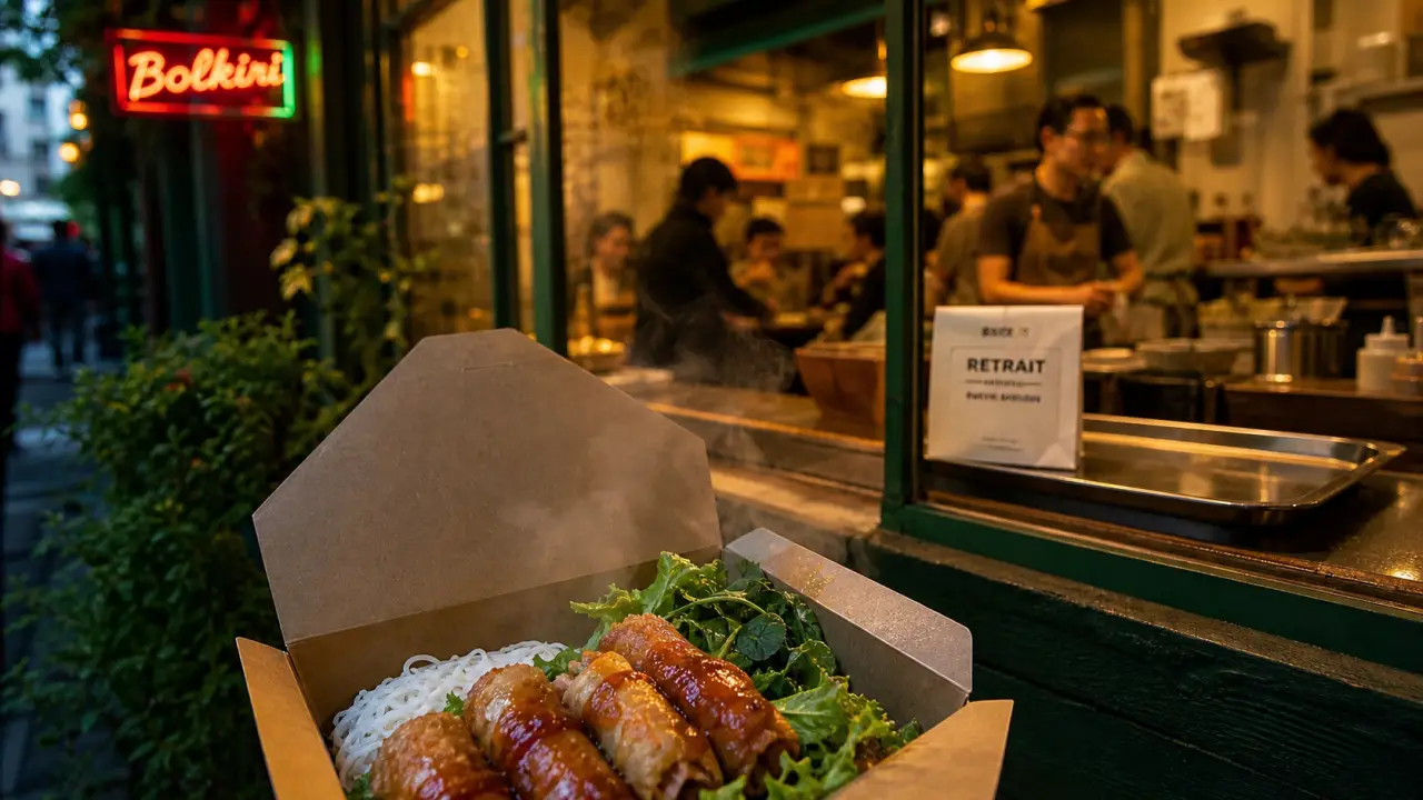 Bolkiri Bry-sur-Marne : street food viêt (bo bun) click and collect, bol fumant