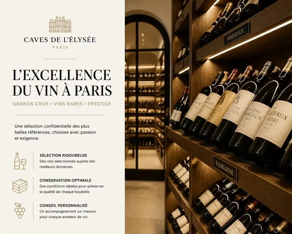 Achat vin Paris : sélection de bouteilles dans une cave spécialisée