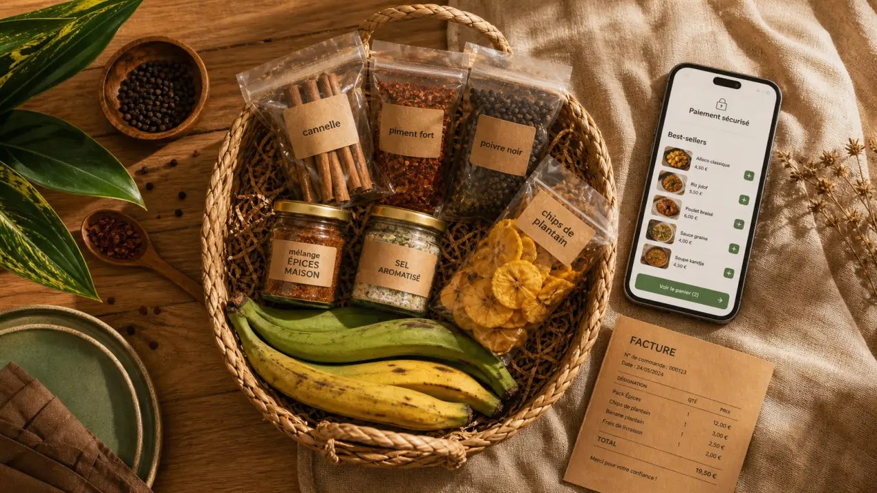 Epicerie africaine en ligne : livraison 48h/72h et paiement sécurisé