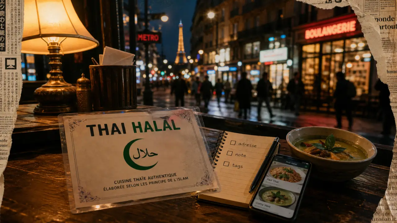 Halal thai food à Paris : vérifier le halal