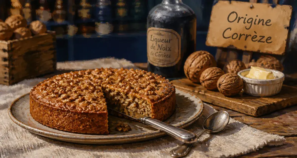 Produits locaux Corrèze : gâteau aux noix et spécialités locales