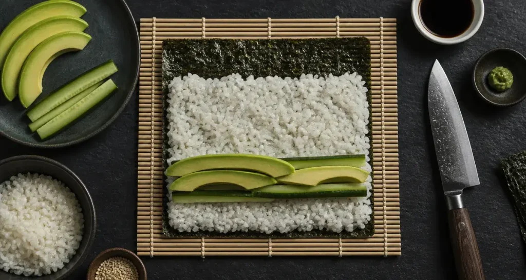 Recette sushis maison : riz vinaigré et makis